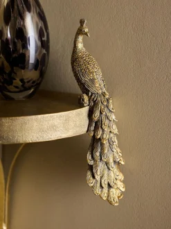 Next Gold Peacock Corner Shelf Clearance