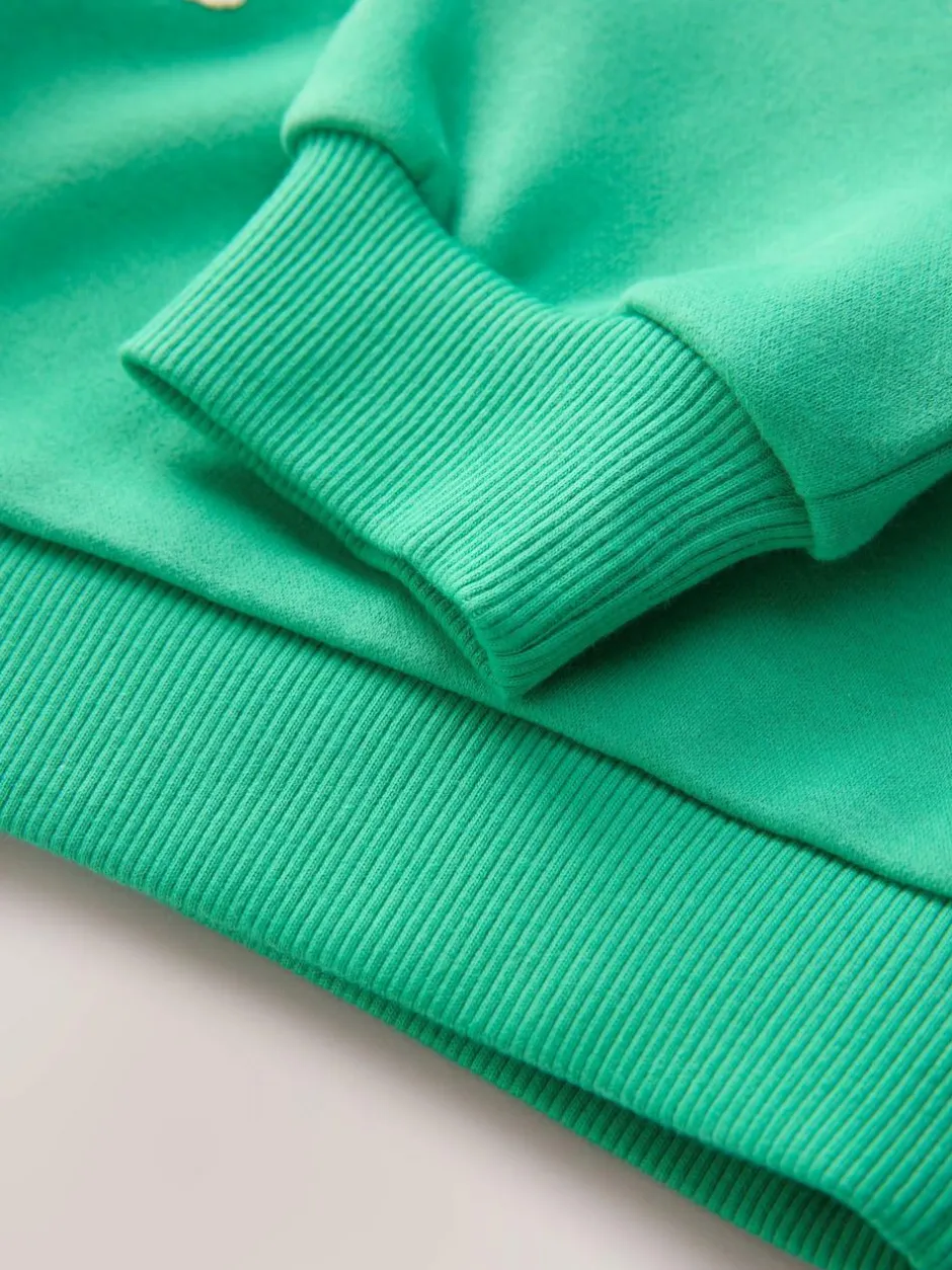 Next Green Cat Crew Neck Sweatshirt (3mths-7yrs) New