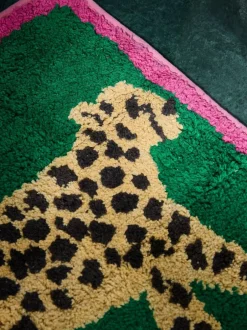 Next Green Cheetah Animal Print Shower Mat Outlet