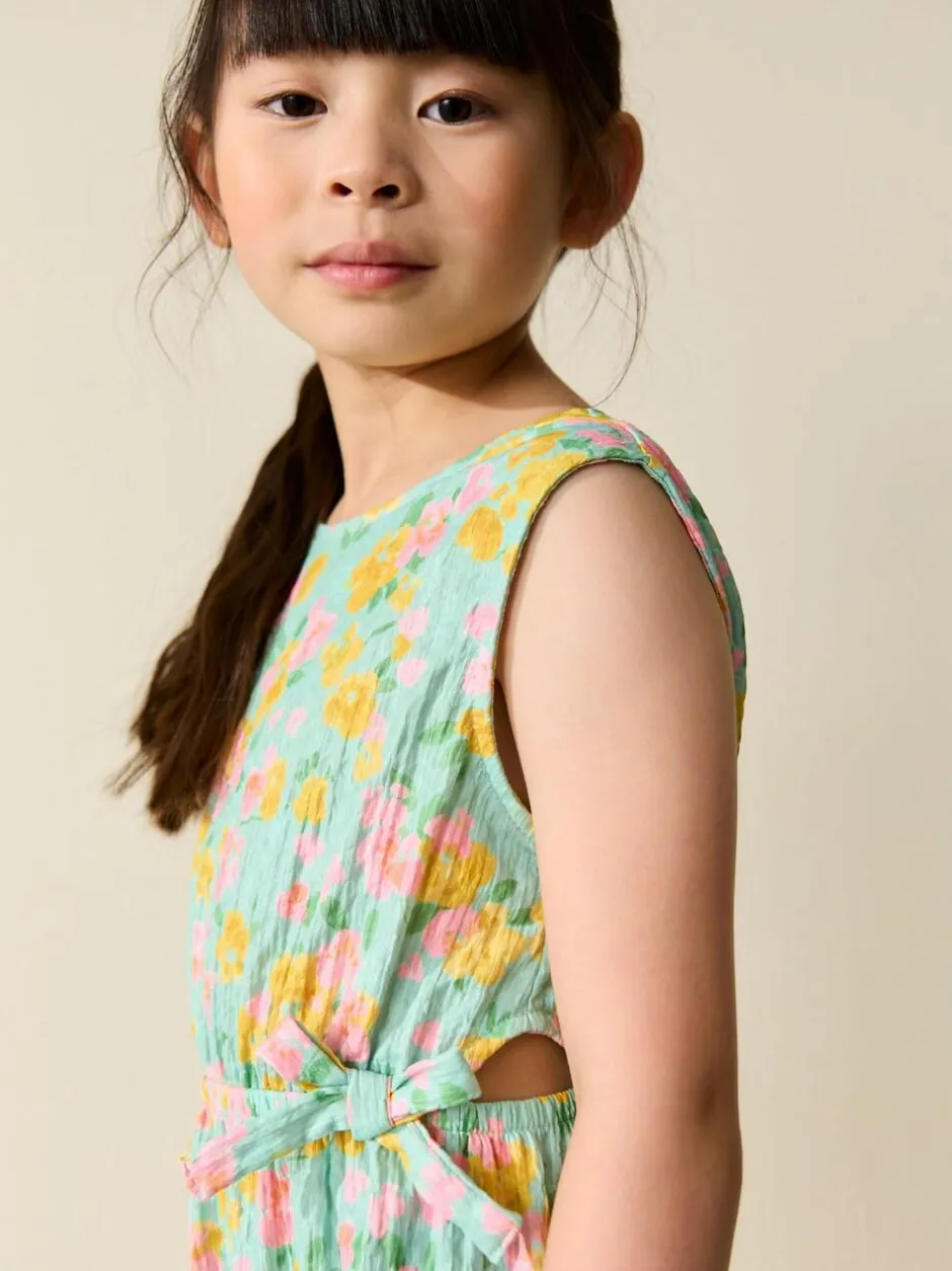 Next Crinkle Jersey Jumpsuit (3-16yrs) Green Ditsy Best