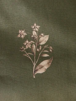 Next Kew Garden Long Sleeve Shirt Green Floral