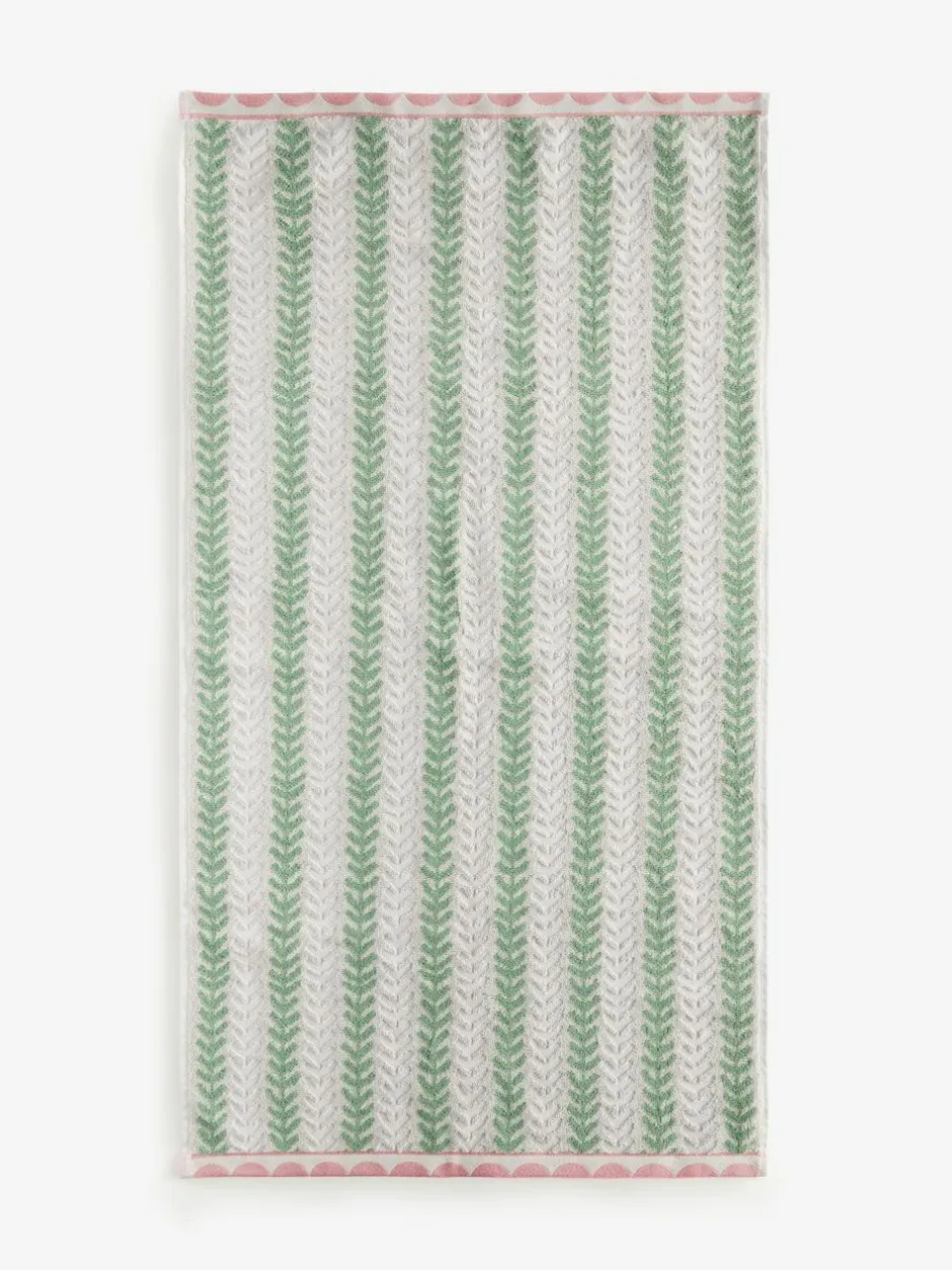 Next Floral Towel Green