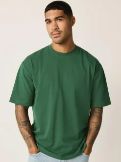 Next Green Forest Relaxed Fit Heavyweight T-Shirt Outlet