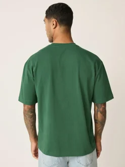 Next Green Forest Relaxed Fit Heavyweight T-Shirt Outlet