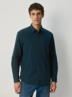 Next Green Long Sleeve Check Shirt Best