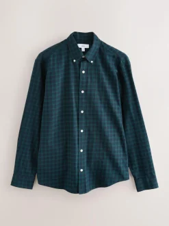 Next Green Long Sleeve Check Shirt Best