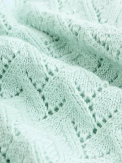 Next Pointelle Knitted Baby Cardigan (0mths-2yrs) Green Discount