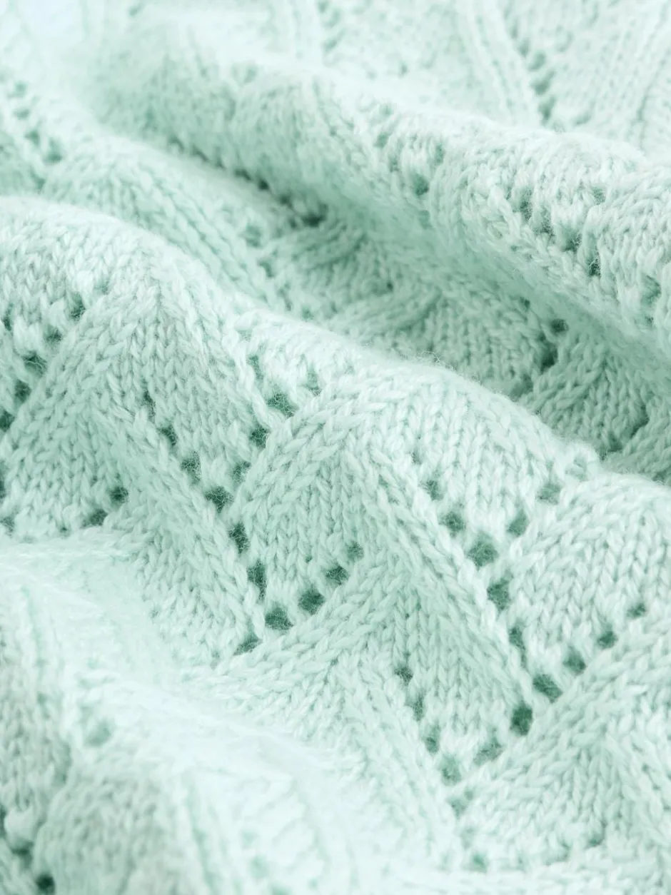 Next Pointelle Knitted Baby Cardigan (0mths-2yrs) Green Discount