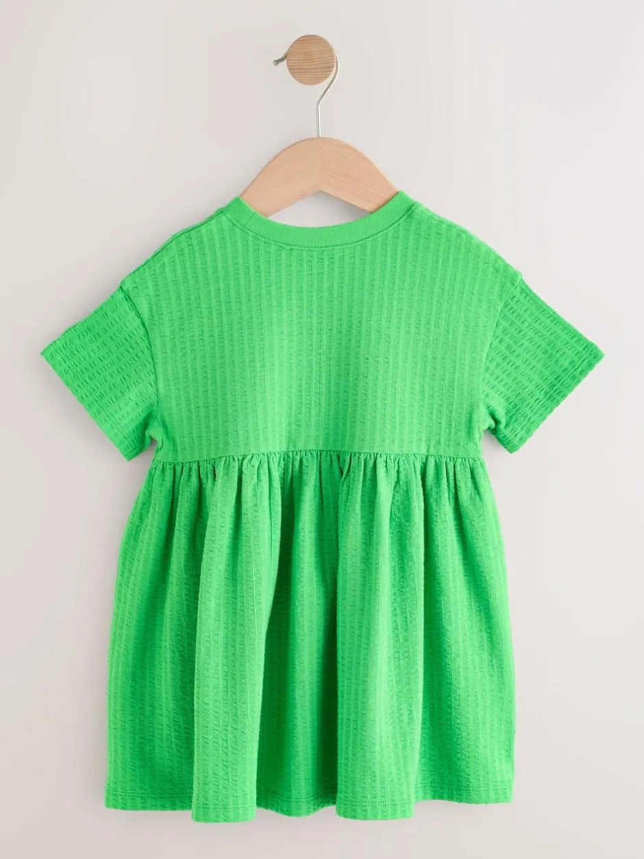 Next Jersey Dress (3mths-7yrs) Green Rainbow Clearance