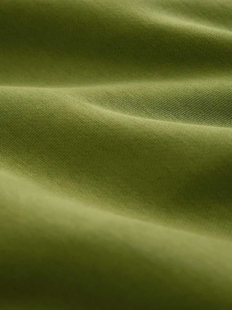 Next Green Regular Fit Heavyweight Cotton Rich Jersey Hoodie Sale