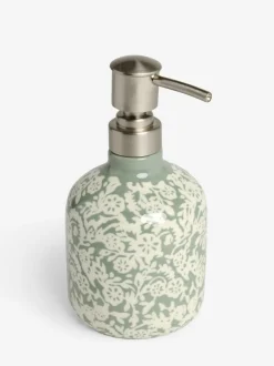 Next Green Sage Floral Print Soap Dispenser Hot