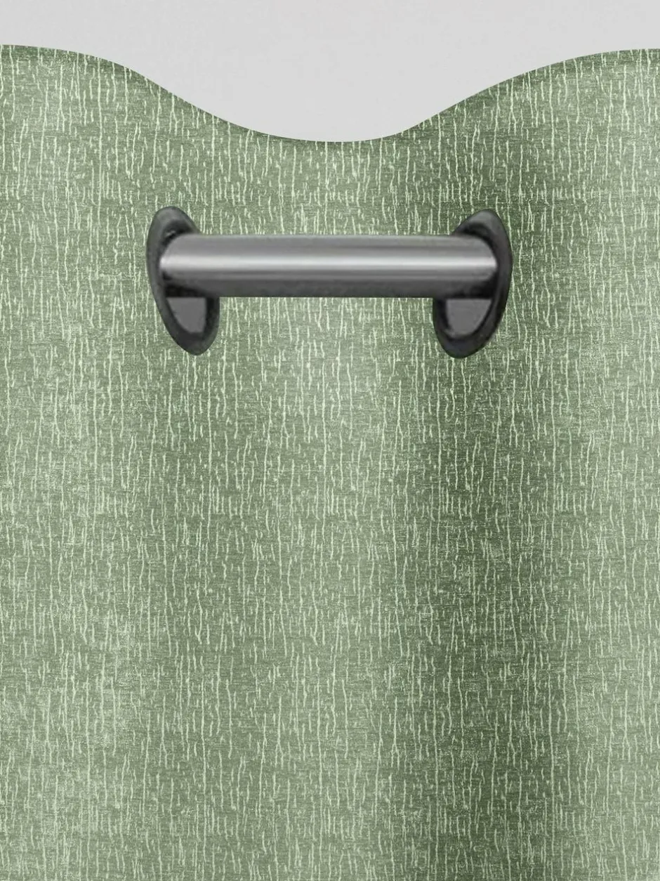 Next Green Sage Heavyweight Chenille Eyelet Super Thermal Curtains Sale