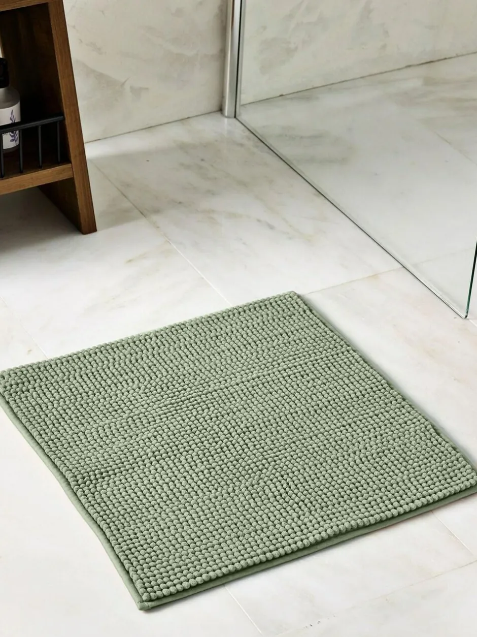 Next Green Sage Mid Bobble Shower Mat Sale