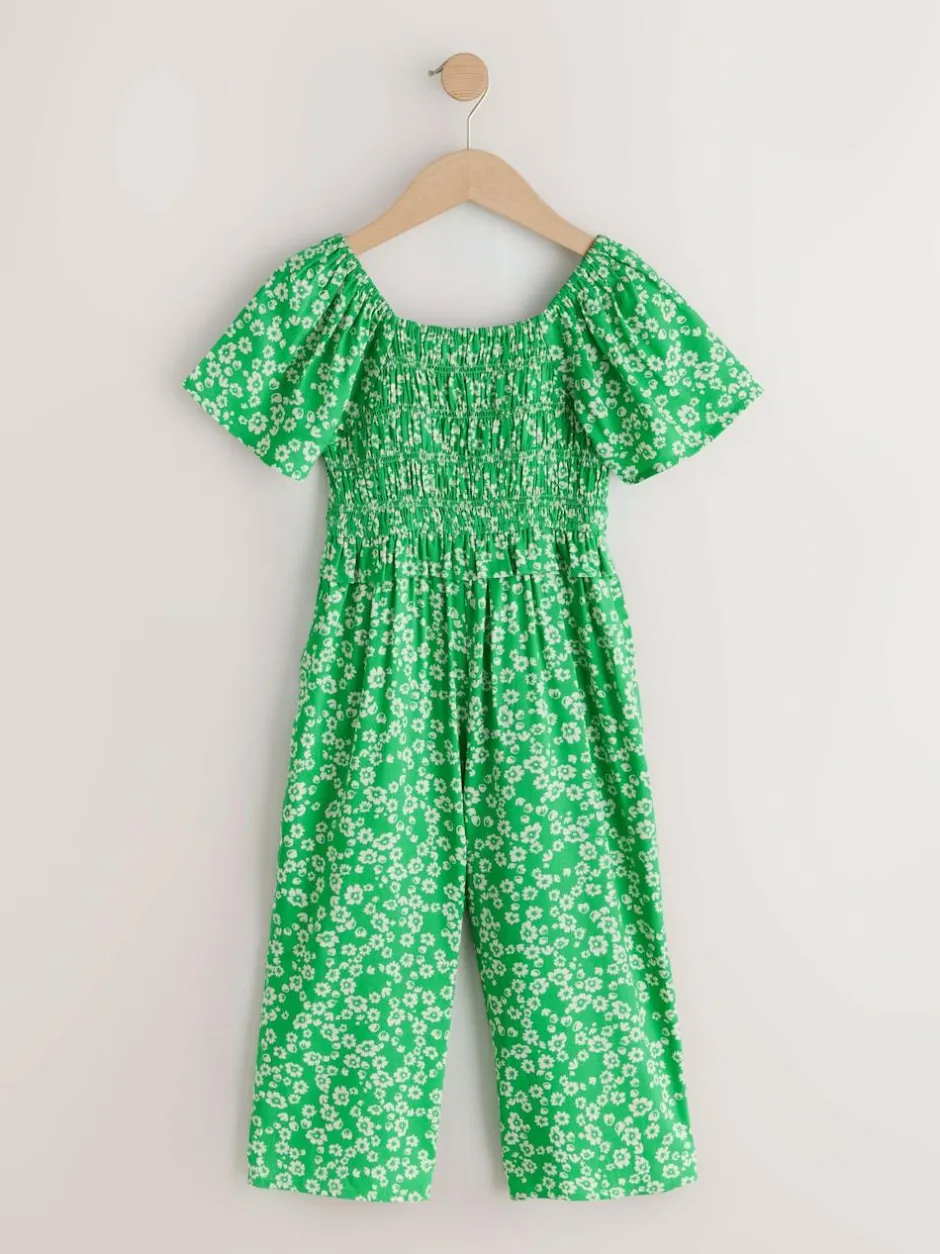 Next Green Shirred Jumpsuit (3-16yrs) Sale