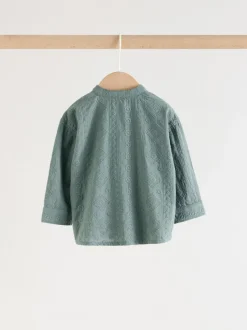 Next Shirt and Trousers Baby Set (0mths-3yrs) Green Sale