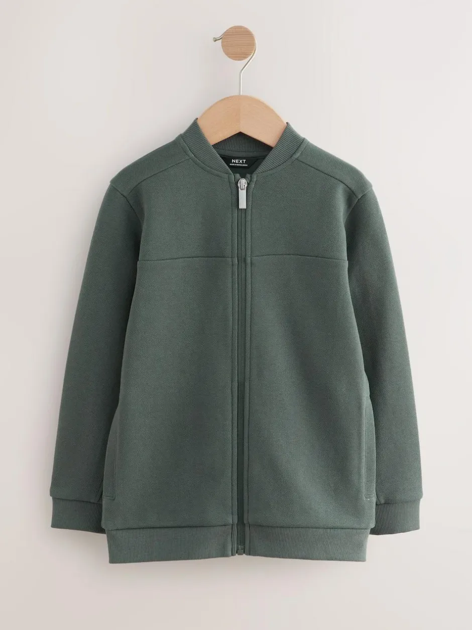 Next Smart Bomber Jacket (3-16yrs) Green Hot
