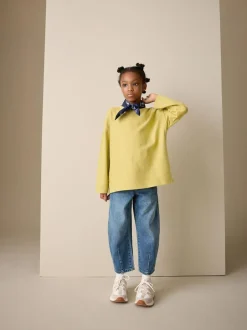 Next Textured Long Sleeve Top (3-16yrs) Green Online