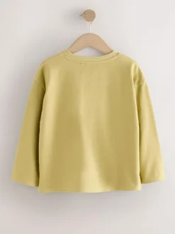 Next Textured Long Sleeve Top (3-16yrs) Green Online