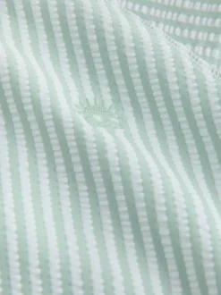 Next Textured Rash Vest and Swim Shorts Set (3mths-7yrs) Green Sale