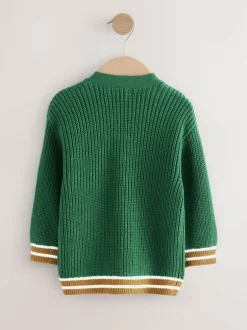 Next Green Varsity Character Cardigan (3mths-7yrs) Discount