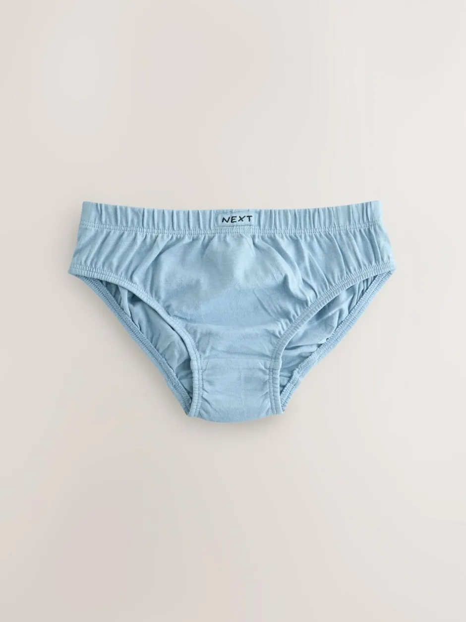 Next 100% Cotton Briefs 7 Pack (1.5-16yrs) Green/Blue Hot