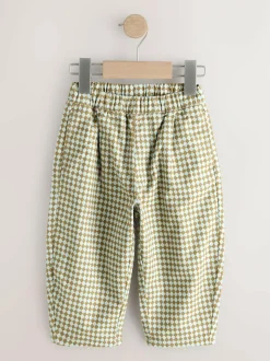 Next Barrel Pull On Trousers (3mths-7yrs) (3mths-7yrs) Green/Blue Mini Harlequin Sale