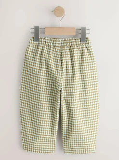 Next Barrel Pull On Trousers (3mths-7yrs) (3mths-7yrs) Green/Blue Mini Harlequin Sale