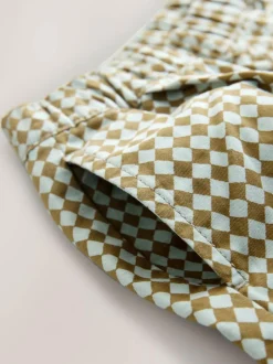 Next Barrel Pull On Trousers (3mths-7yrs) (3mths-7yrs) Green/Blue Mini Harlequin Sale