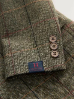 Next Blazer (3-16yrs) Green/Brown Check Hot