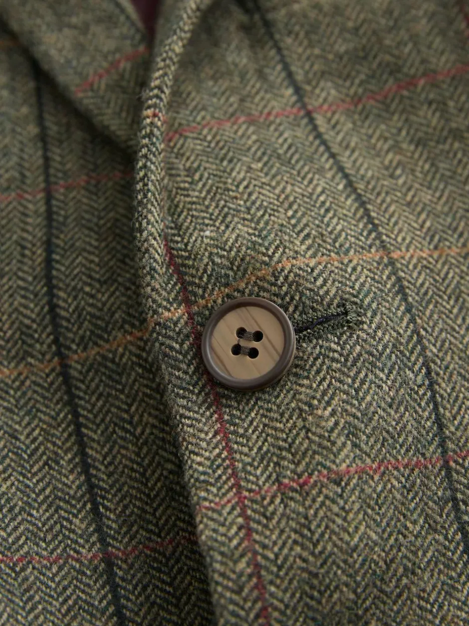 Next Blazer (3-16yrs) Green/Brown Check Hot