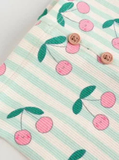Next Baby Sweatshirt and Leggings 2 Piece Set (0mths-2yrs) Green/Ecru Outlet