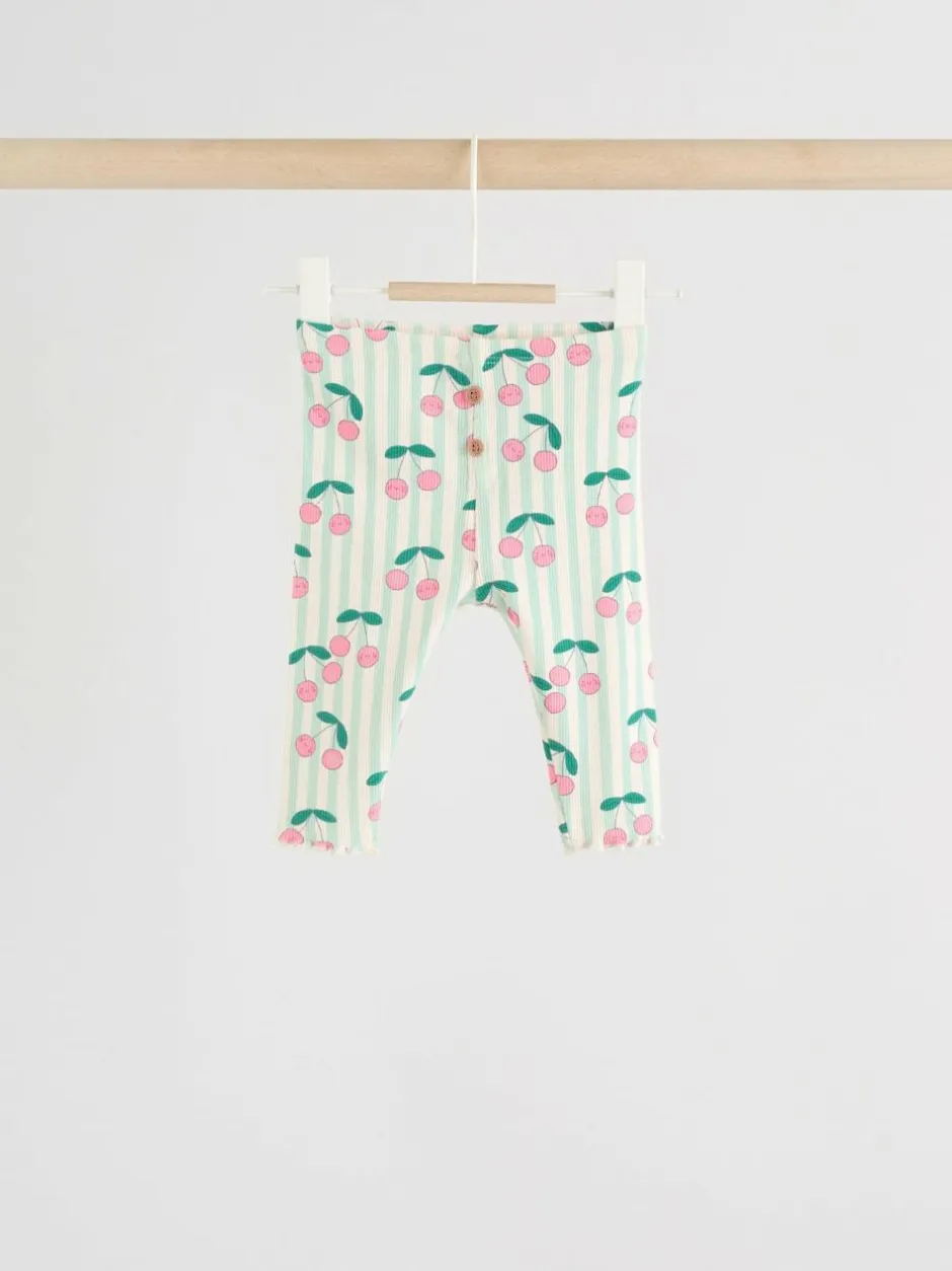 Next Baby Sweatshirt and Leggings 2 Piece Set (0mths-2yrs) Green/Ecru Outlet