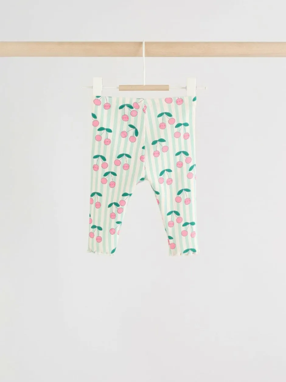Next Baby Sweatshirt and Leggings 2 Piece Set (0mths-2yrs) Green/Ecru Outlet