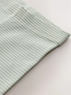 Next Green/Ecru Stripe Bee Embellished Leggings (3mths-7yrs) Discount