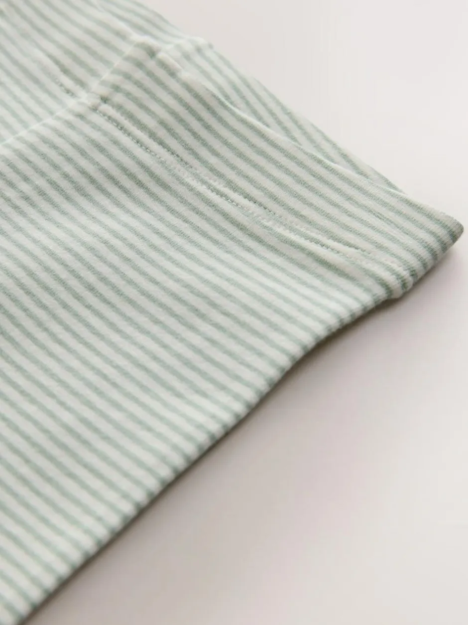 Next Green/Ecru Stripe Bee Embellished Leggings (3mths-7yrs) Discount