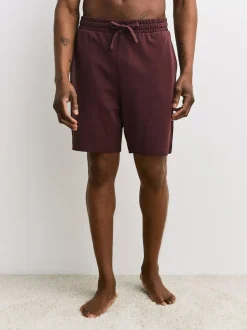 Next Loopback Soft Touch 2 Pack Jogger Shorts Green/Purple Hot
