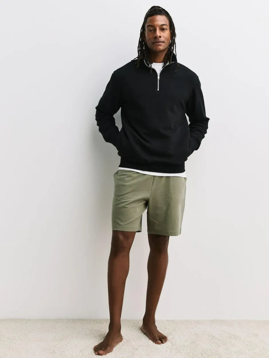 Next Loopback Soft Touch 2 Pack Jogger Shorts Green/Purple Hot