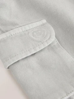 Next 100% Cotton Cargo Trouser Jeans (3mths-7yrs) Grey New