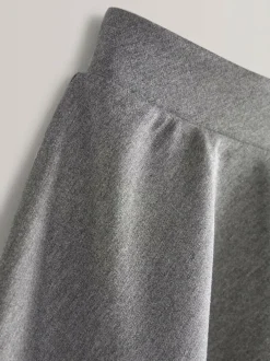 Next 2 Pack Pull-On Jersey Stretch School Skater Skirts (3-17yrs) Grey Outlet