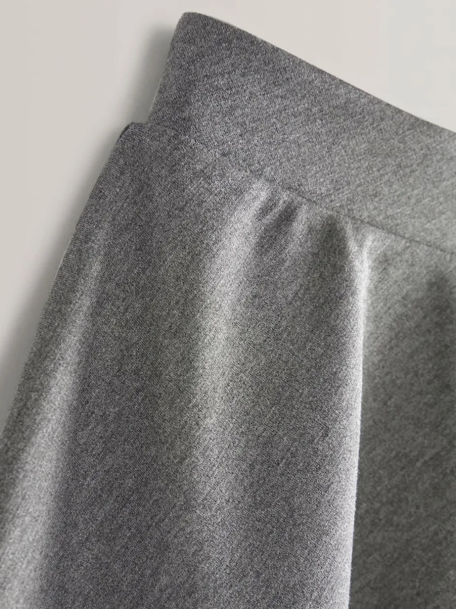 Next 2 Pack Pull-On Jersey Stretch School Skater Skirts (3-17yrs) Grey Outlet