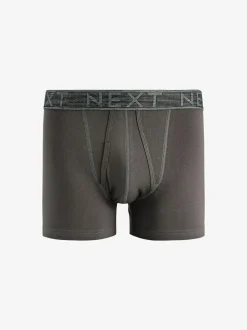 Next Grey A-Front Boxers 10 Pack New