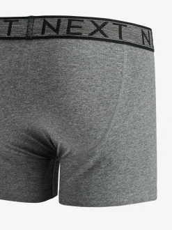 Next Grey A-Front Boxers 10 Pack New
