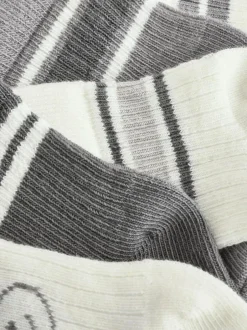 Next Baby Socks 5 Pack (0mths-2yrs) Grey Outlet