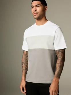 Next Block T-Shirt Grey Best