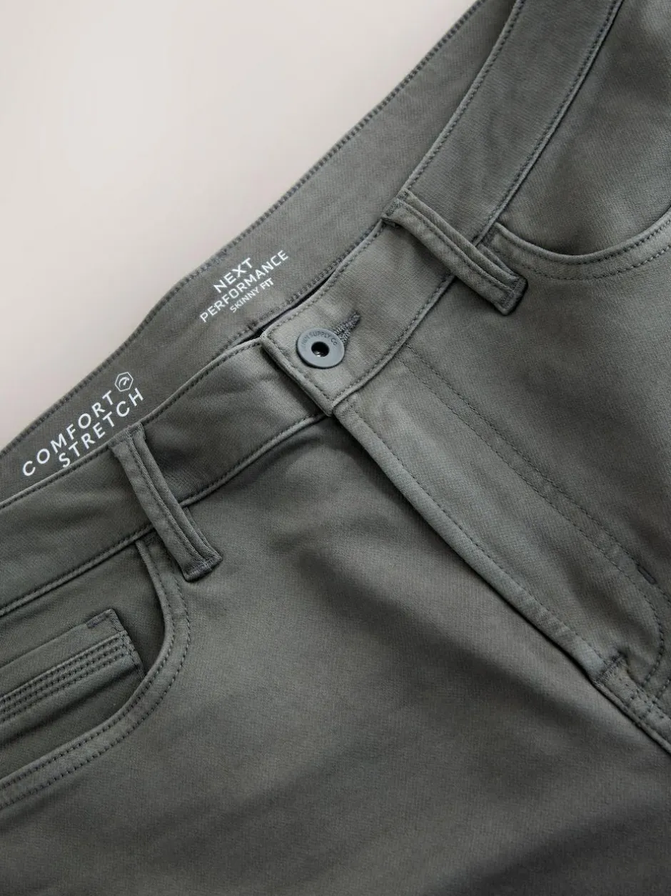 Next Grey Charcoal Skinny Fit Comfort Stretch Jeans Hot