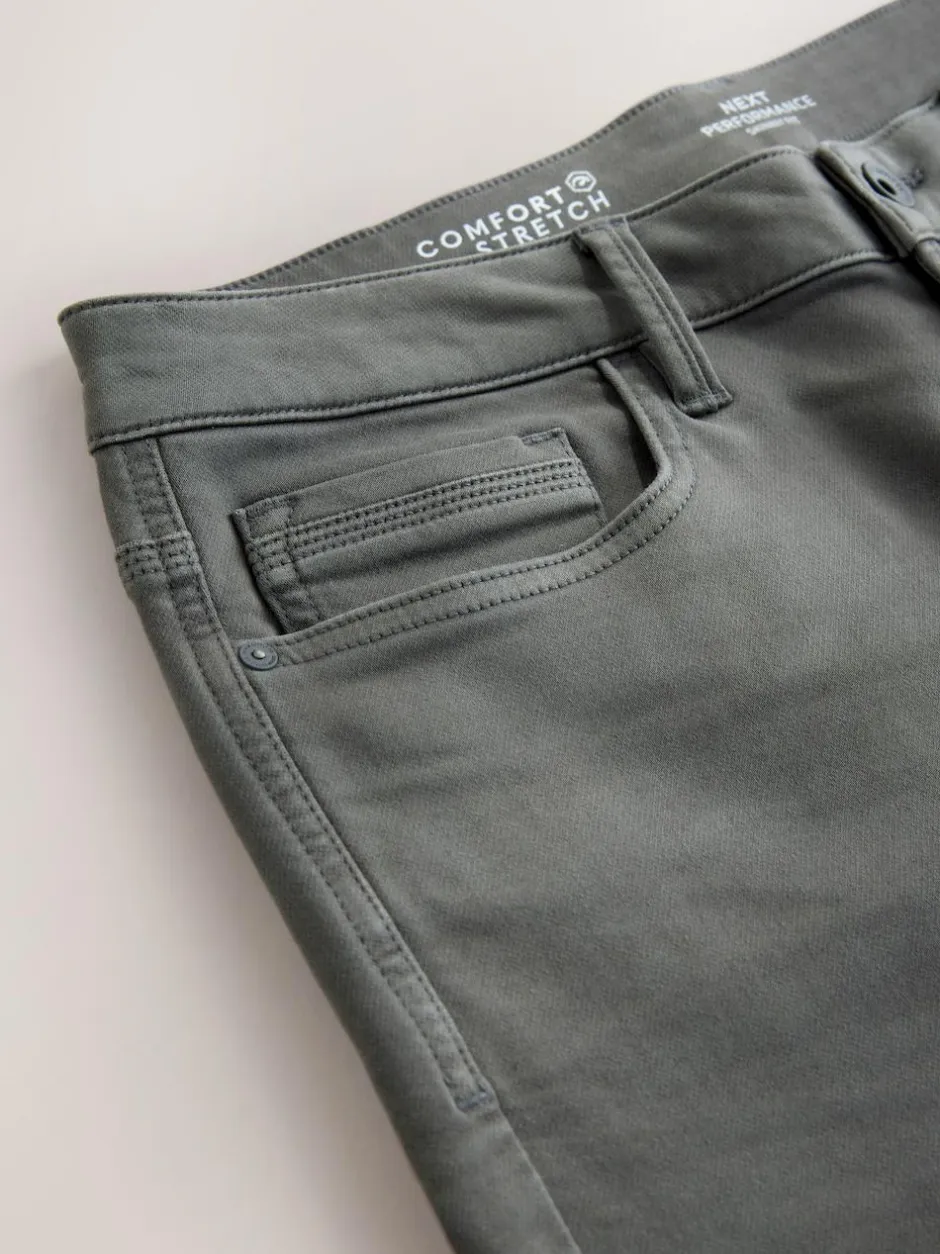 Next Grey Charcoal Skinny Fit Comfort Stretch Jeans Hot