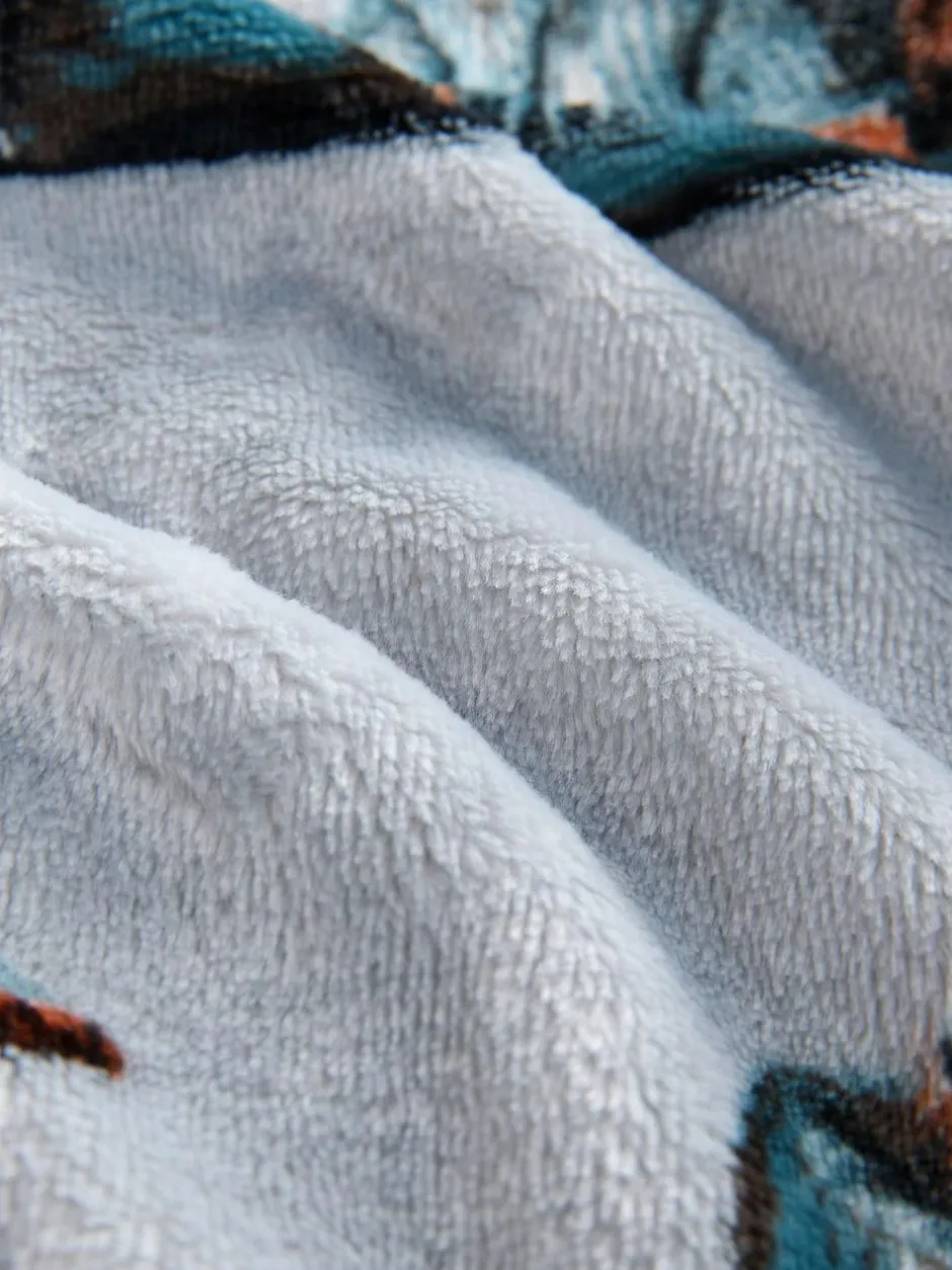 Next Grey Charlie The Cockapoo Oversized Hooded Blanket New