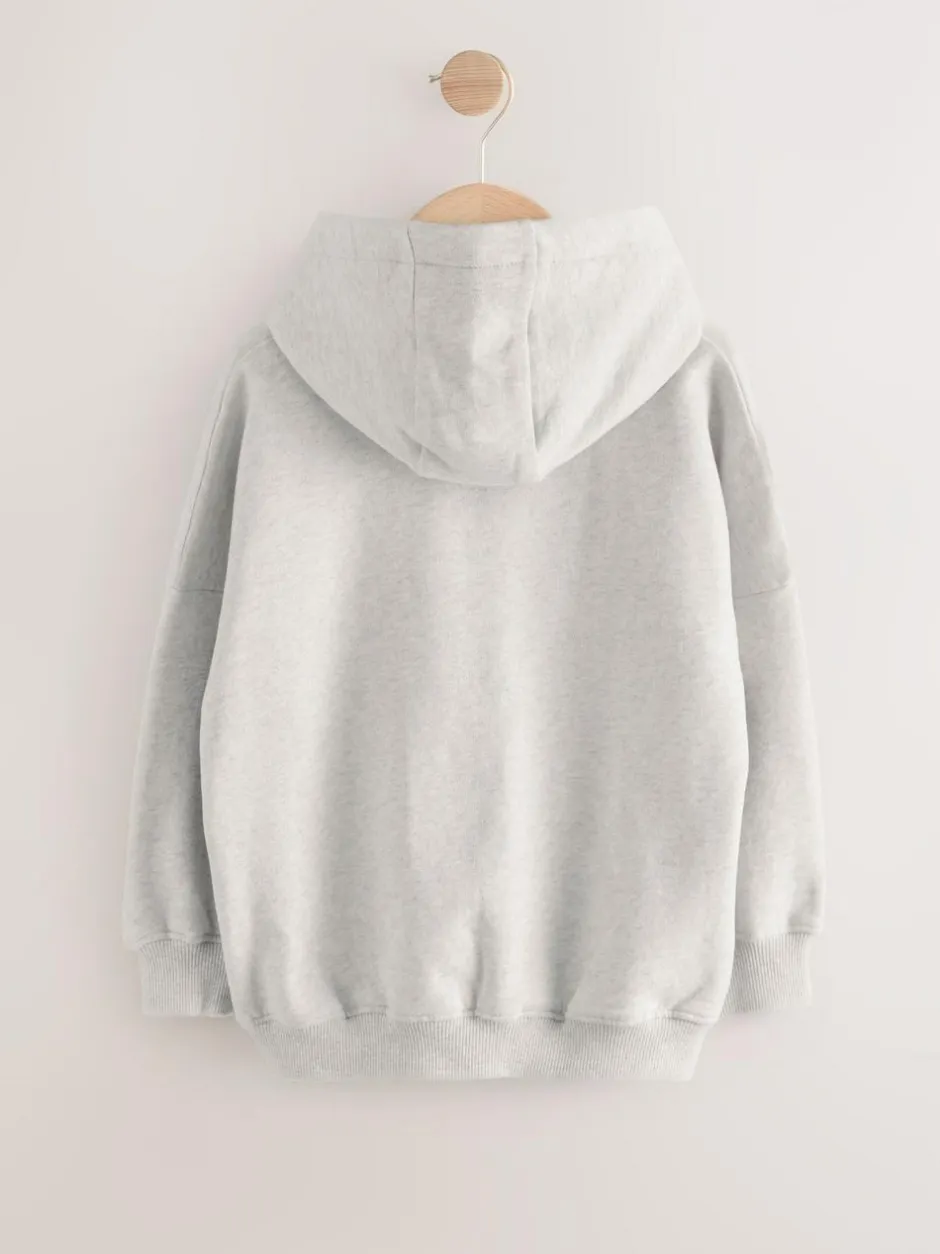 Next Grey City Slogan Hoodie (3-16yrs)