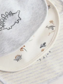 Next Grey Dinosaur Baby Bibs 3 Pack Best