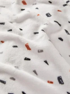 Next Grey Dinosaur Super Soft Reversible Fleece Duvet Cover and Pillowcase Set Sale